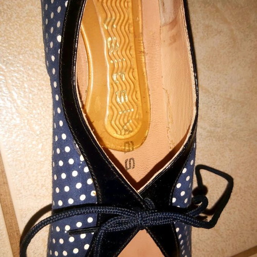 Tsitsivas ballerinas used, size 38, black and blue