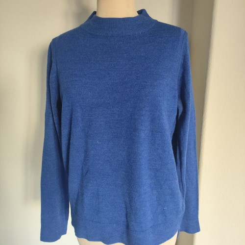 Adagio blue knitted women's sweater size M new