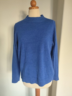 Adagio blue knitted women's sweater size M new