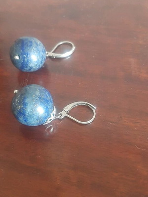 Lapislazzuli earrings used