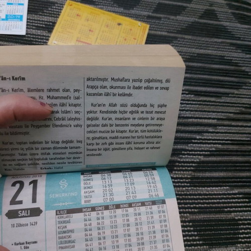 Old calendars used, set of 12 pieces