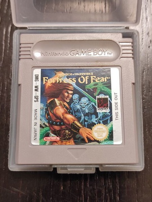 Wizards & Warriors X The Fortress of Fear Nintendo Game Boy употребяван