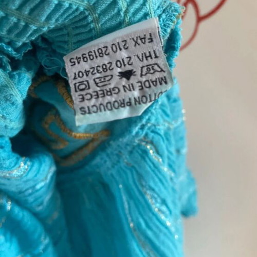 Antonella dress turquoise new, size L