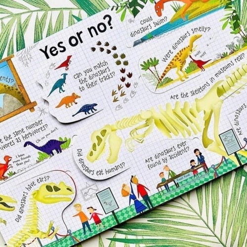 Lift-the-flap Questions and Answers about Dinosaurs new book in English