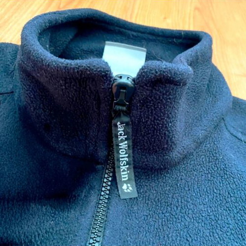 Jack Wolfskin fleece jacket L, black