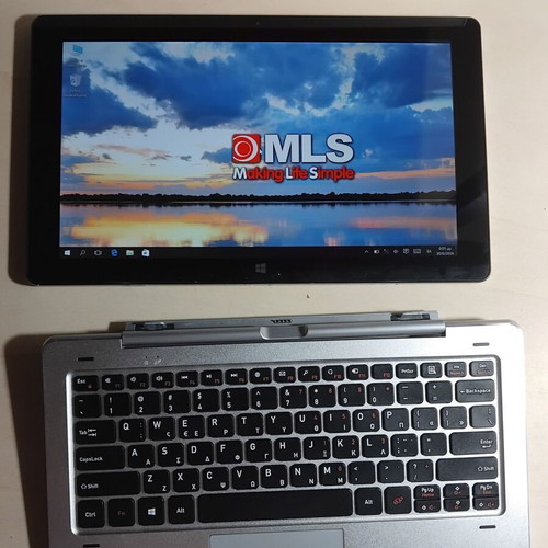 MLS Magic iQ3204 11.6 Hybrid Tablet Laptop used, Dual Boot Android Windows