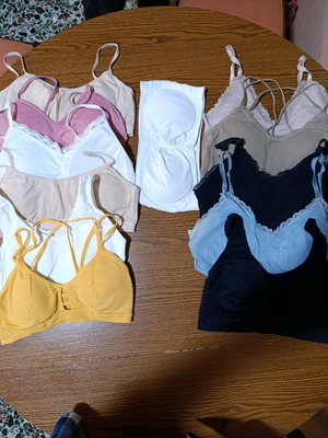 Lingerie used, pack of 12, S/M/L, multicolor