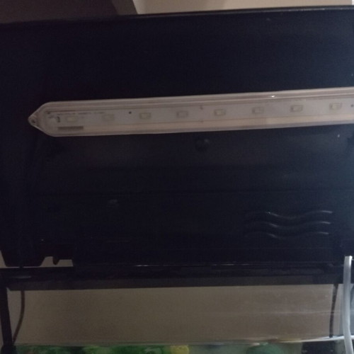 HS Aqua Platy 30 Led Aquarium 30 Liters Like New, Black