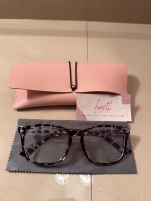 Blue light Hustl eyeglasses new, tortoiseshell