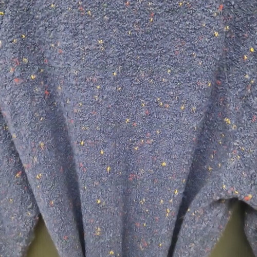 Karavan Lorena dress like new, blue roubaix boucle fabric