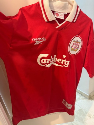 Liverpool 1996/1998 Home Football Shirt Reebok size L like new