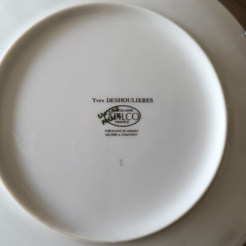 Limoges decorative plate like new, collection The Trades of Old Paris