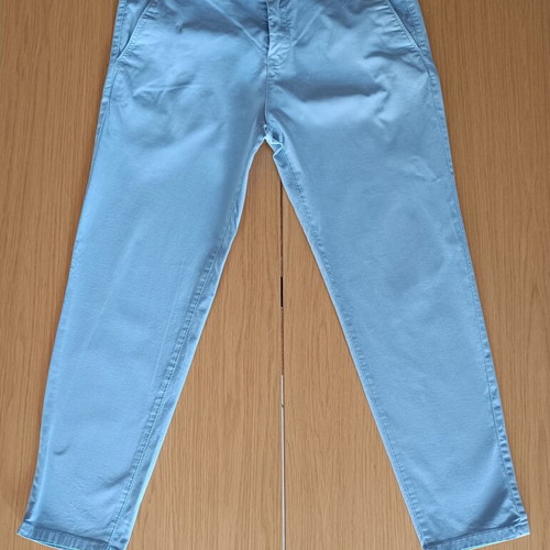 Zara Man Premium Chino Pants turquoise slim fit like new, size L