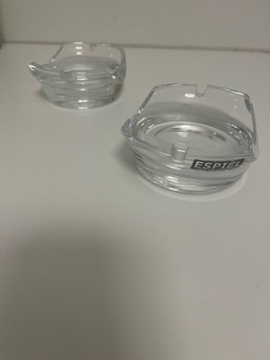 Espiel ashtrays set of 2, lightly used