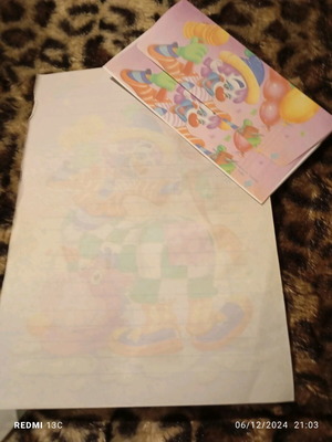 Correspondence used, 1 folder with sheet per set