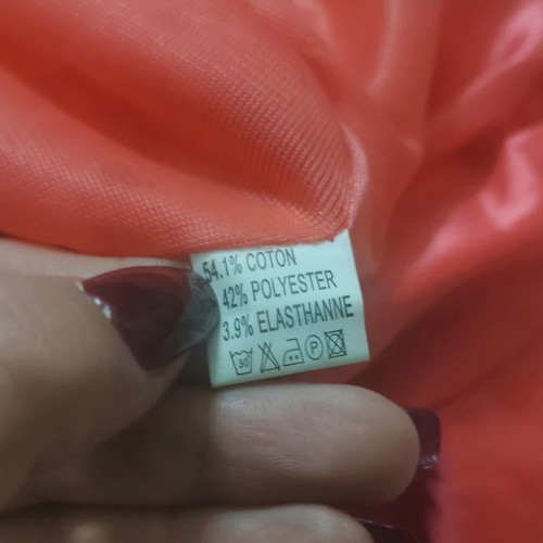 Eva & Lola Satin Dress with One Shoulder and Crystals like new, pink