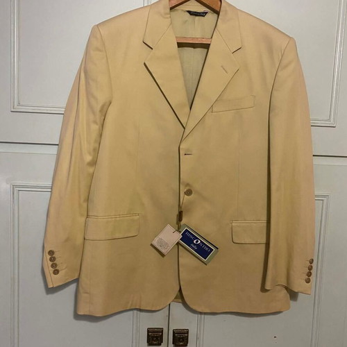 Men's jacket new Italian tailoring size 54 beige