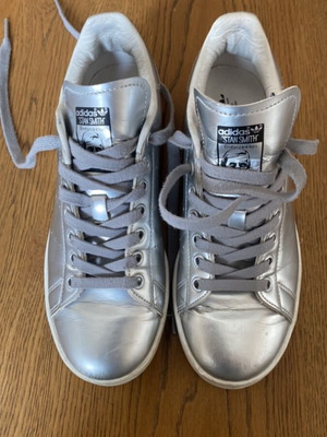 Adidas Stan Smith silver like new, size 38 and 2/3