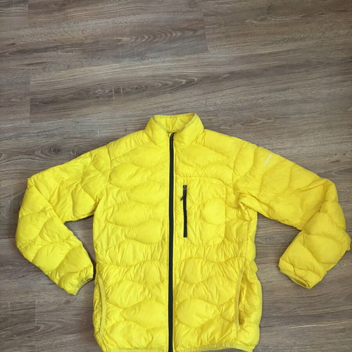 Peak Performance Helium 700 CUIN Down Hybrid Jacket M like new, yellow