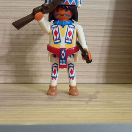 Playmobil Indian Chief figure like new