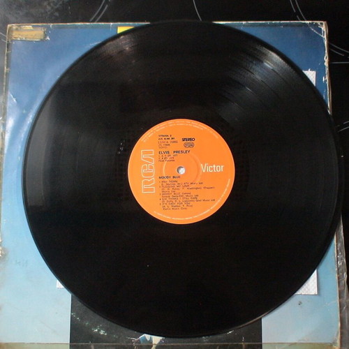 Elvis Presley Moody Blue vinyl used, rock