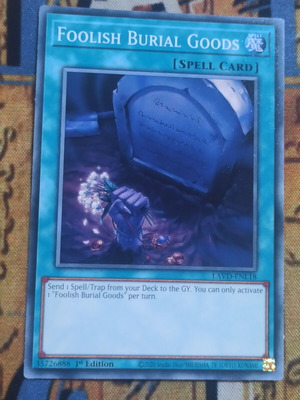 Foolish Burial Goods Yu-Gi-Oh! κανονική κάρτα Spell