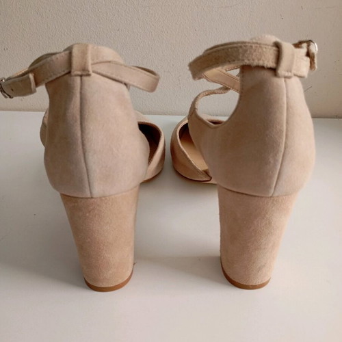 Anna Field leather sandals like new, beige, size 40/41