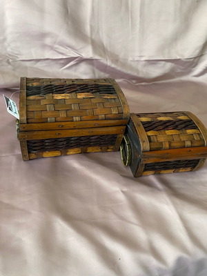 Baboo storage boxes set for jewelry or items