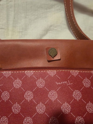 Thiros crossbody bag with olive tree pattern