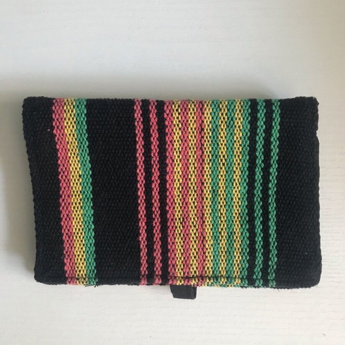 Handmade knitted tobacco pouch with inner recess new