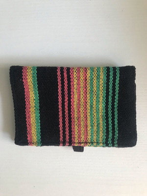 Handmade knitted tobacco pouch with inner recess new