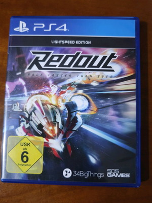 Redout Lightspeed Edition for PlayStation 4 like new with DLC