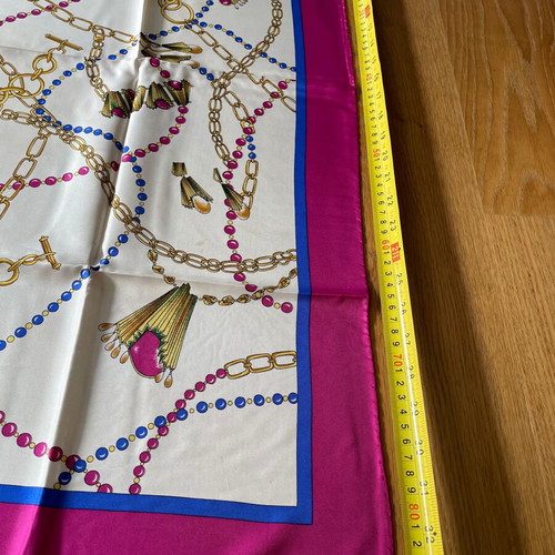 Silk scarf LORIS AZZARO Paris like new