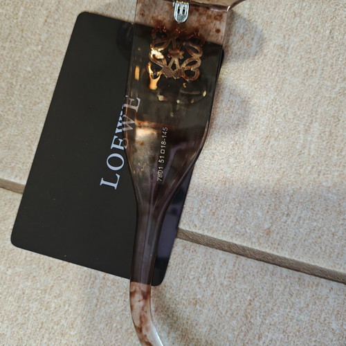 Loewe sunglasses new, brown transparent tortoise acetate frame