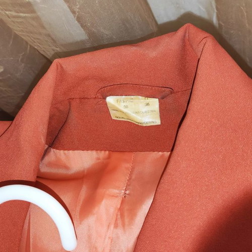 Orange suit and pants used, size 46