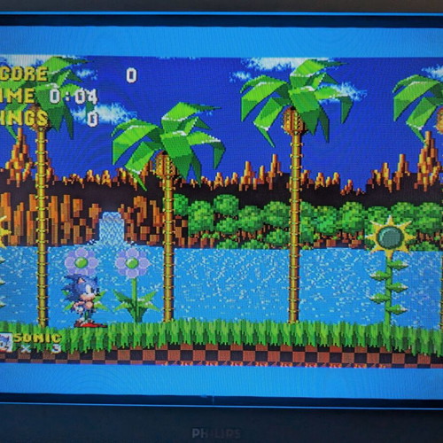 SEGA Mega Drive 1 PAL French RGB model with Region Free & 60Hz Mod