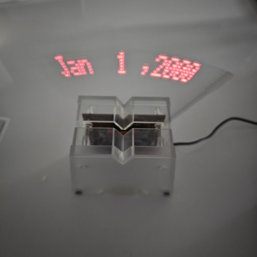 Invotis LED Pendulum Clock like new, digital table model