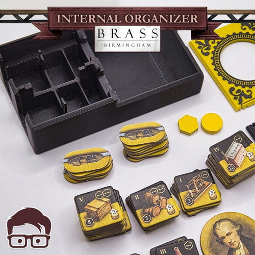 Brass Birmingham Board Game Organizer new, 3D printed insert
