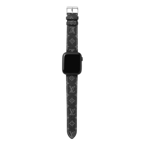 Louis Vuitton Eco Leather Strap for Apple Watch Ultra/SE/11/10/9/8/7/6 New