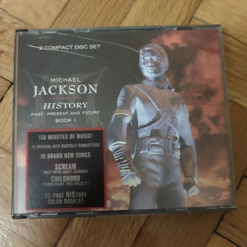 Michael Jackson HIStory Past Present And Future Book I CD used