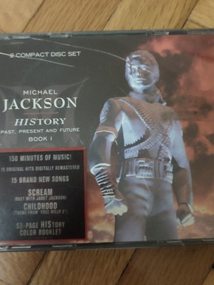 Michael Jackson HIStory Past Present And Future Book I CD used