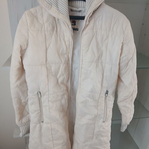 Long women's Bundero jacket off-white like new