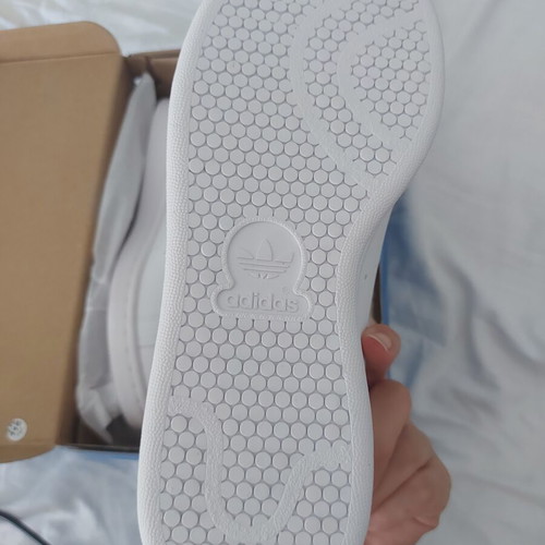 Adidas Stan Smith sneakers new, size 38 2/3, white and blue