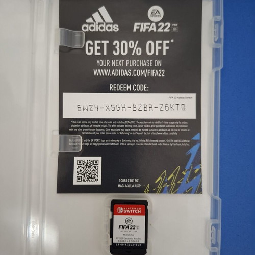 Nintendo Switch FIFA 22 game
