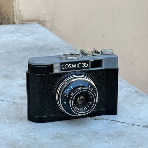 Cosmic 35 camera used, USSR 1960s, LOMO