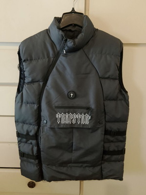 Trapstar puffer jacket new, gray, size XL
