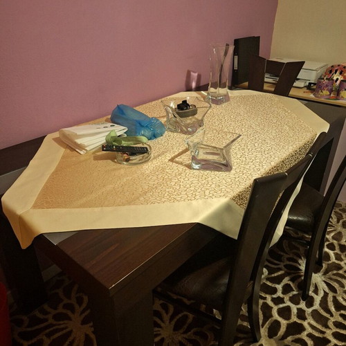Τραπεζαρία με 3 καρέκλες μεταχειρισμένη, Μ160×Π90×Υ80cm