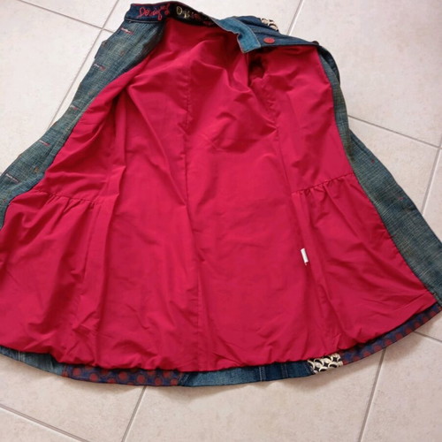 Desigual denim coat like new, multicolor, size M