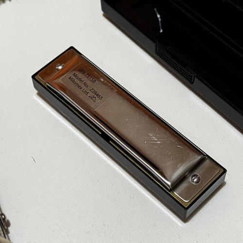 Harmonica with neck holder, sold together