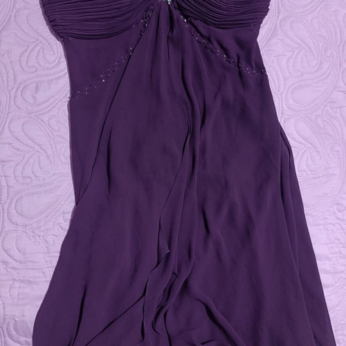Purple Maxi Evening Dress Theofili Size L Like New